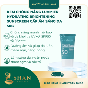 Kem Chống Nắng Luvmier Hydrating Brightening Sunscreen Cấp Ẩm Sáng Da 50g - [Mẫu Mới]
