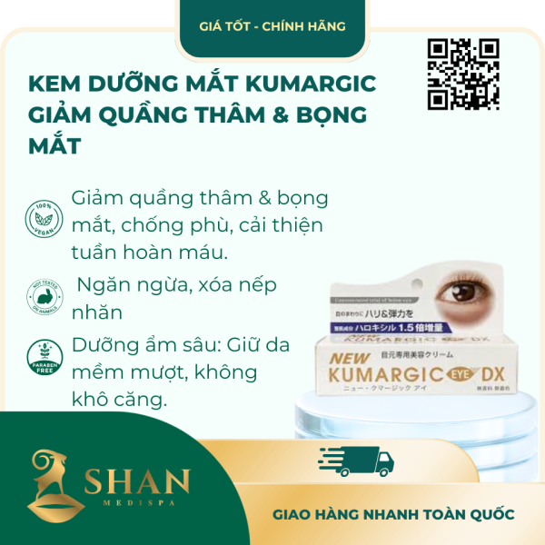 Kem Duong Mat Kumargic Giam Quang Tham Bong Mat Moi 20g