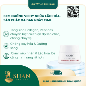 Kem Dưỡng Vichy Ngừa Lão Hóa, Săn Chắc Da Ban Ngày 15ml – [Mẫu Mới]
