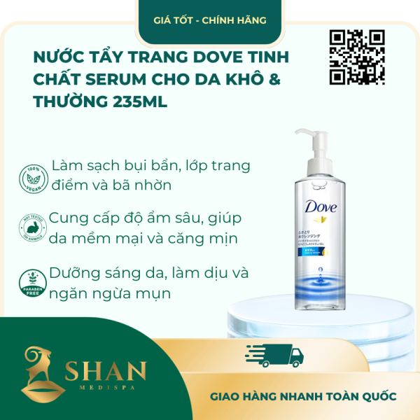 Nuoc Tay Trang Dove Tinh Chat Serum Cho Da Kho Thuong 235ml Mau Moi 1