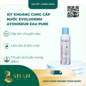 Xịt Khoáng Cung Cấp Nước Evoluderm Atomiseur Eau Pure – [Mẫu Mới]