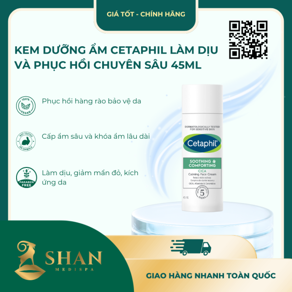 Kem Duong Am Cetaphil Lam Diu Va Phuc Hoi Chuyen Sau 45ml