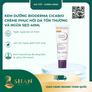 Kem Dưỡng Bioderma Cicabio Crème Phục Hồi Da Tổn Thương Và Ngừa Sẹo 40ml - Mẫu Mới
