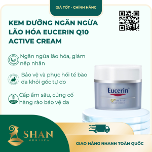 Kem Dưỡng Ngăn Ngừa Lão Hóa Eucerin Q10 ACTIVE Cream – [Mẫu Mới]