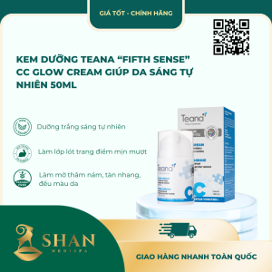 Kem Dưỡng Teana “Fifth Sense” CC Glow Cream Giúp Da Sáng Tự Nhiên 50ml – [Mẫu Mới]
