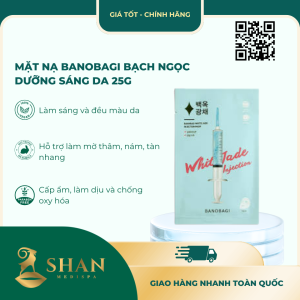 Mặt Nạ Banobagi Bạch Ngọc Dưỡng Sáng Da 25g – [Mẫu Mới]