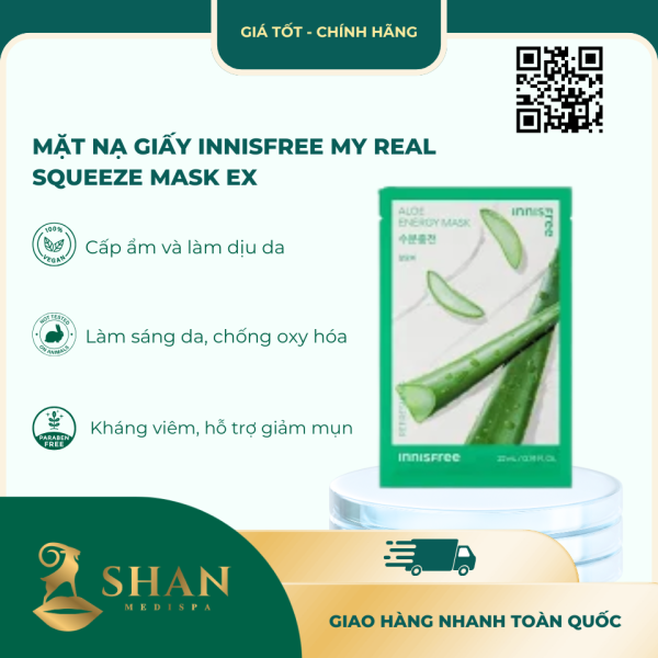 Mat Na Giay innisfree My Real Squeeze Mask EX