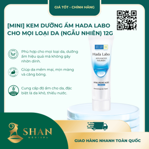 [Mini] Kem Dưỡng Ẩm Hada Labo Cho Mọi Loại Da (Ngẫu Nhiên) 12g- Mẫu Mới