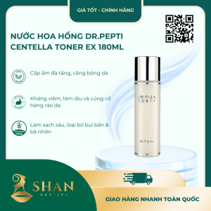 Nước Hoa Hồng Dr.Pepti Centella Toner Ex 180ml - Mẫu Mới
