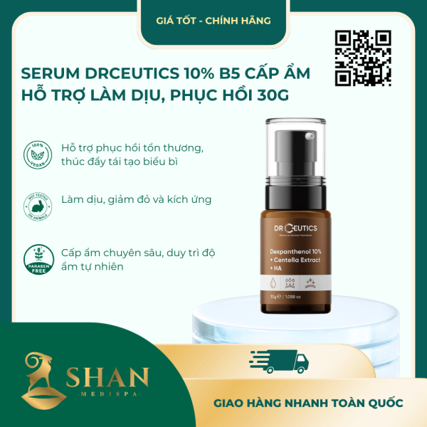 Serum DrCeutics 10 B5 Cap Am Ho Tro Lam Diu Phuc Hoi 30g