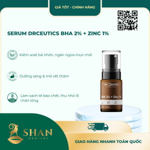 Serum DrCeutics BHA 2% + ZinC 1% - [Mẫu Mới]