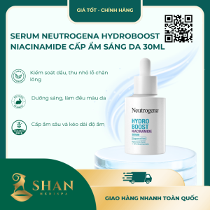 Serum Neutrogena Hydroboost Niacinamide Cấp Ẩm Sáng Da 30ml - Mẫu Mới