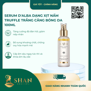 Serum d'Alba Dạng Xịt Nấm Truffle Trắng Căng Bóng Da 100ml - [Mẫu Mới]