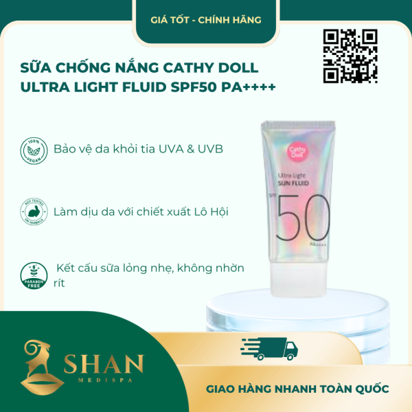 Sua Chong Nang Cathy Doll Ultra Light Fluid SPF50 PA