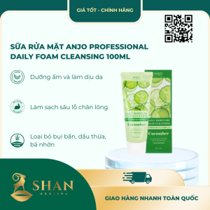 Sữa Rửa Mặt Anjo Professional Daily Foam Cleansing 100ml - [Mẫu Mới]
