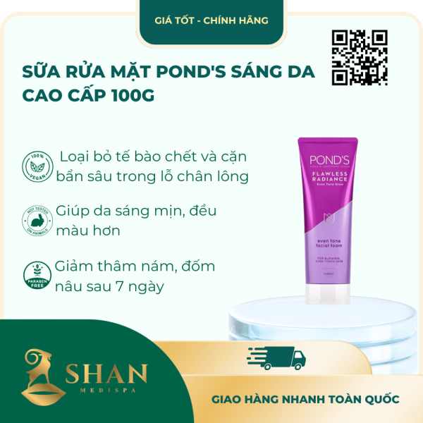 Sua Rua Mat Ponds Sang Da Cao Cap 100g – Mau Moi