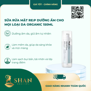 Sữa Rửa Mặt Re:p Dưỡng Ẩm Cho Mọi Loại Da Organic 150ml - [Mẫu Mới]