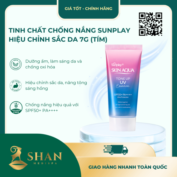 Tinh Chat Chong Nang Sunplay Hieu Chinh Sac Da 7g Tim