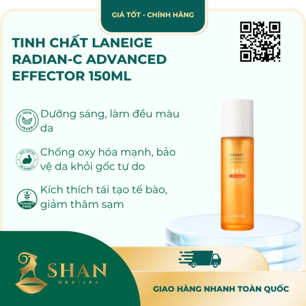 Tinh Chat Laneige Radian C Advanced Effector 150ml – Mau Moi