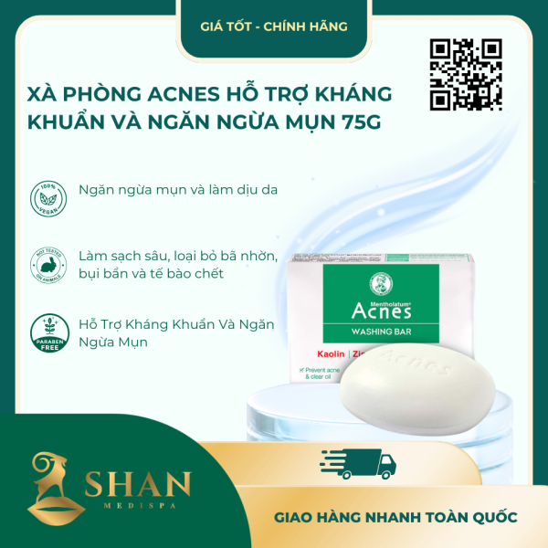 Xa Phong Acnes Ho Tro Khang Khuan Va Ngan Ngua Mun 75g