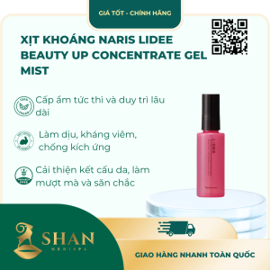 Xịt Khoáng Naris LIDEE Beauty Up Concentrate Gel Mist – [Mẫu Mới]