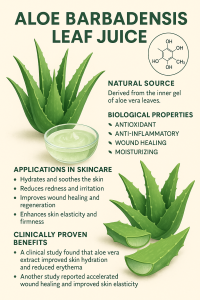 Aloe Barbadensis Leaf Juice La Hoat Chat Gi Cong Dung Trong Duoc My Pham