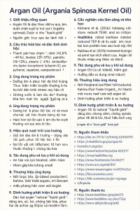 Argan Oil Argania Spinosa Kernel Oil La Hoat Chat Gi Cong Dung Trong Duoc My Pham