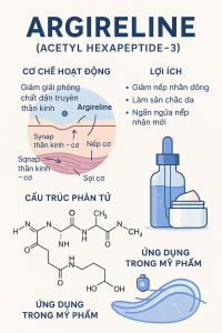 Argireline Acetyl Hexapeptide‑3 La Hoat Chat Gi Cong Dung Trong Duoc My Pham