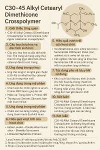 C30 45 Alkyl Cetearyl Dimethicone Crosspolymer La Hoat Chat Gi Cong Dung Trong Duoc My Pham