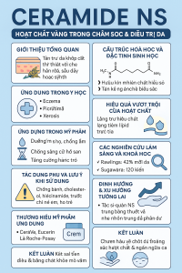 Ceramide NS La Hoat Chat Gi Cong Dung Trong Duoc My Pham