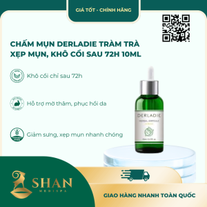 Chấm Mụn Derladie Tràm Trà Xẹp Mụn, Khô Cồi Sau 72H 10ml – Mẫu Mới