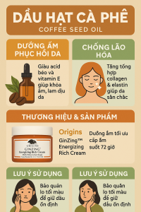 Coffee Seed Oil La Hoat Chat Gi Cong Dung Trong Duoc My Pham