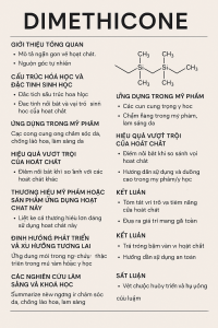 Dimethicone La Hoat Chat Gi Cong Dung Trong Duoc My Pham