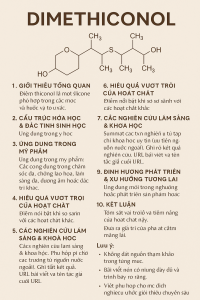 Dimethiconol La Hoat Chat Gi Cong Dung Trong Duoc My Pham