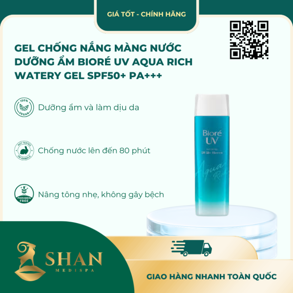 Gel Chong Nang Mang Nuoc Duong Am Biore UV Aqua Rich Watery Gel SPF50 PA