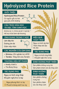 Hydrolyzed Rice Protein La Hoat Chat Gi Cong Dung Trong Duoc My Pham