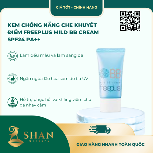 Kem Chong Nang Che Khuyet Diem Freeplus Mild BB Cream SPF24 PA