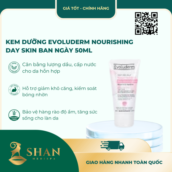 Kem Duong Evoluderm Nourishing Day Skin Ban Ngay 50ml