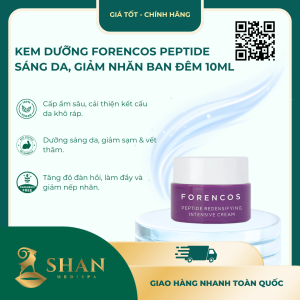 Kem Dưỡng Forencos Peptide Sáng Da, Giảm Nhăn Ban Đêm 10ml - Mẫu Mới