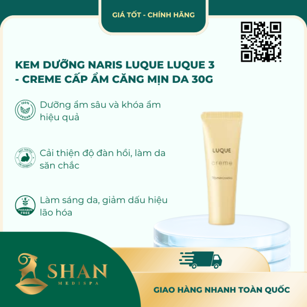 Kem Duong Naris Luque Luque 3 Creme Cap Am Cang Min Da 30g