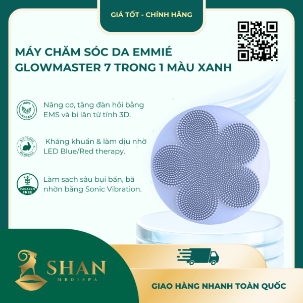 Máy Chăm Sóc Da Emmié Glowmaster 7 Trong 1 Màu Xanh - Mẫu Mới 1 May Cham Soc Da Emmie Glowmaster 7 Trong 1 Mau Xanh