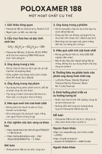 Polysorbate 20 La Hoat Chat Gi Cong Dung Trong Duoc My Pham