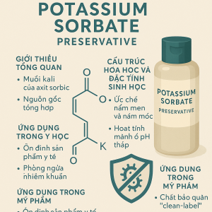 Potassium Sorbate La Hoat Chat Gi Cong Dung Trong Duoc My Pham