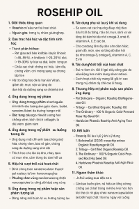 Rosehip Oil La Hoat Chat Gi Cong Dung Trong Duoc My Pham