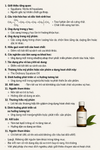 Squalane La Hoat Chat Gi Cong Dung Trong Duoc My Pham
