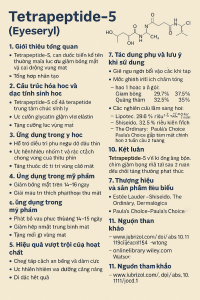 Tetrapeptide‑5 Eyeseryl La Hoat Chat Gi Cong Dung Trong Duoc My Pham