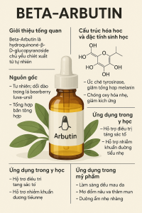 Beta Arbutin La Hoat Chat Gi Cong Dung Trong Duoc My Pham