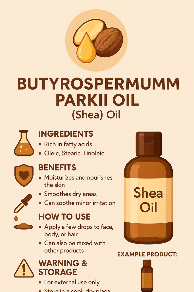 Butyrospermum Parkii Shea Oil La Hoat Chat Gi Cong Dung Trong Duoc My Pham