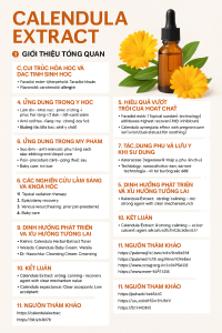 Calendula Extract La Hoat Chat Gi Cong Dung Trong Duoc My Pham