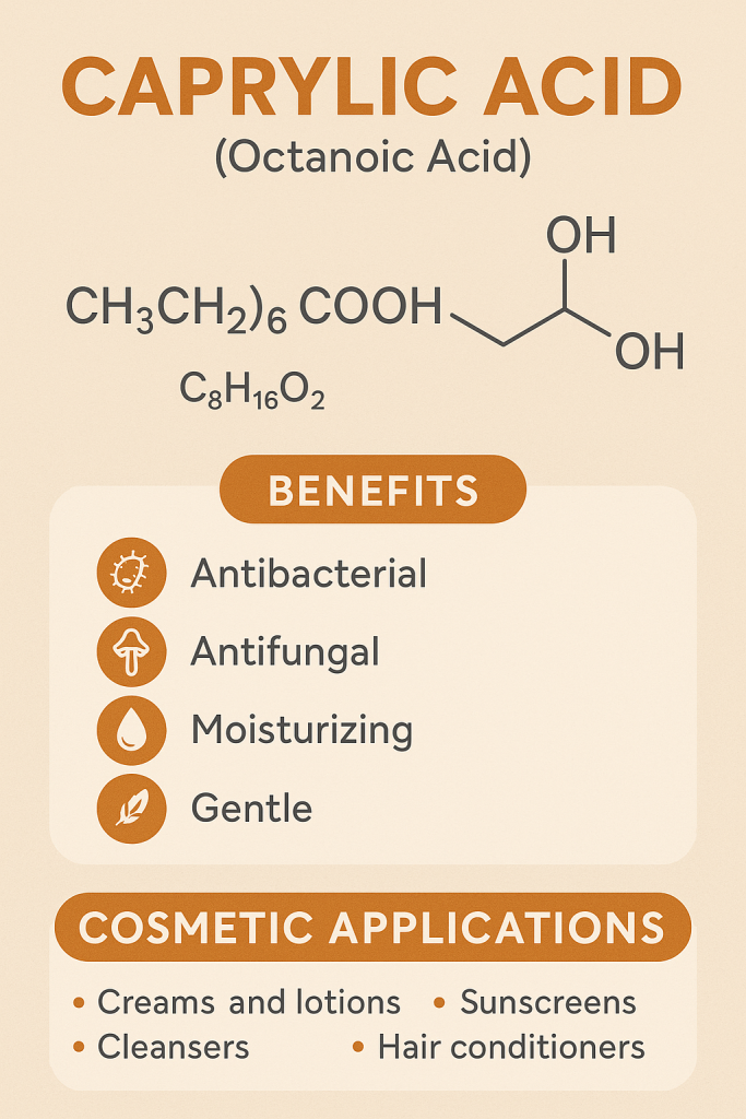 Caprylic Acid La Hoat Chat Gi Cong Dung Trong Duoc My Pham